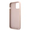 Dėklas GUHCP12M4GMGPI Guess PU 4G Metal Logo Case for iPhone 12 12 Pro Rožinė