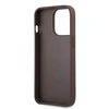 Dėklas GUHCP13L4GMGBR Guess PU 4G Metal Logo Case for iPhone 13 Pro Brown