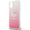 Apple iPhone 11 Hello Kitty dėklas IML Gradient Electrop Kitty Head (HKHCN61HDGKEP) rožinės spalvos