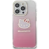 Apple iPhone 13 Pro Hello Kitty dėklas IML Gradient Electrop Kitty Head (HKHCP13LHDGKEP) rožinės spalvos