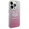 Apple iPhone 13 Pro Max Hello Kitty dėklas IML Gradient Electrop Kitty Head (HKHCP13XHDGKEP) rožinės spalvos