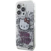 Apple iPhone 14 Pro Max Hello Kitty dėklas IML Kitty On Bricks Graffiti (HKHCP14XHDGPHT) baltos spalvos
