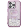 Hello Kitty HKHCP16XL50PPU Apple iPhone 16 Pro Max 6.9" dėklas telefonui violetinės spalvos Liquid Glitter 50TH Anniversary Party