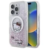 Hello Kitty HKHMP16XLSWKH Apple iPhone 16 Pro Max 6.9" dėklas telefonui baltos spalvos Liquid Glitter Sweet Kitty Bows MagSafe