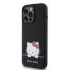 Hello Kitty Liquid Silicone Daydreaming Logo dėklas telefonui Apple iPhone 13 Pro juodos spalvos