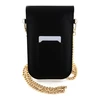 Hello Kitty odinis dėklas krepšys Metal Logo Chain (HKOWBPGHDLMK) juodos spalvos
