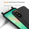 „Hurtel“ „Samsung Galaxy A57 5G“ TPU dėklas su kortelių laikikliu ir dirželiu per petį - Juodas