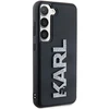 Samsung Galaxy S23 Plus Karl Lagerfeld dėklas 3D Rubber Glitter Logo (KLHCS23M3DMBKCK) juodos spalvos