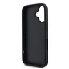 Karl Lagerfeld 3D Rubber Ikonik Apple iPhone 16 dėklas telefonui juodos spalvos