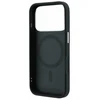 Dėklas Karl Lagerfeld arl Lagerfeld PU Grained K&CH Heads Ring Stand Magsafe Case for iPhone 18 Pro Max Juodas