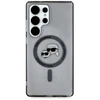 Karl Lagerfeld dėklas skirtas Samsung Galaxy S25 Ultra KLHMS25LHLSKCK (Magnetic IML Metal KC Heads) juodos spalvos