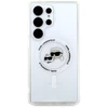 Karl Lagerfeld IML K&CH Heads MagSafe dėklas skirtas Samsung Galaxy S25 Ultra skaidrus