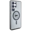 Karl Lagerfeld Button Karl Head Printed Logo MagSafe Samsung Galaxy S25 Ultra dėklas telefonui juodos spalvos