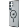 Karl Lagerfeld Button Karl Head Printed Logo MagSafe Samsung Galaxy S25 Ultra dėklas telefonui juodos spalvos