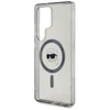Karl Lagerfeld Button Karl Head Printed Logo MagSafe Samsung Galaxy S25 Ultra dėklas telefonui juodos spalvos