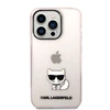 Dėklas Karl Lagerfeld Choupette Logo Case skirtas iPhone 14 Pro, rožinis