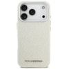 Karl Lagerfeld FW Stamped Karl MagSafe Dėklas skirtas Apple iPhone 17 Pro rusvai gelsvas