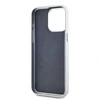 Karl Lagerfeld Grained PU Hotel RSG dėklas telefonui Apple iPhone 15 Pro Max pilkos spalvos