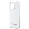 Karl Lagerfeld Grained PU Hotel RSG dėklas telefonui Apple iPhone 15 Pro Max pilkos spalvos