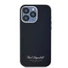 Karl Lagerfeld Grained PU Hotel RSG dėklas telefonui Apple iPhone 15 Pro juodos spalvos