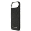 Karl Lagerfeld Grained PU Repeated Logo MagSafe dėklas skirtas Apple iPhone Air juodos spalvos