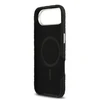 Karl Lagerfeld Grained PU Repeated Logo MagSafe dėklas skirtas Apple iPhone Air juodos spalvos