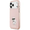 Karl Lagerfeld IML Aquarelle Choupette & Logo MagSafe dėklas skirtas Apple iPhone 17 Pro rožinės spalvos