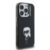 Karl Lagerfeld IML Aquarelle Karl dėklas Apple iPhone 15 Pro juodos spalvos