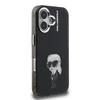 Karl Lagerfeld IML Aquarelle Karl dėklas Apple iPhone 16 juodos spalvos