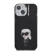 Karl Lagerfeld IML Aquarelle Karl dėklas Apple iPhone 15 juodos spalvos