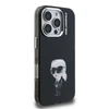 Karl Lagerfeld IML Aquarelle Karl dėklas Apple iPhone 16 Pro juodos spalvos