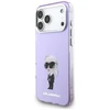 Karl Lagerfeld IML Aquarelle Karl &amp; Choupette &amp; Logo MagSafe Dėklas skirtas Apple iPhone 17 Pro Max violetinės spalvos