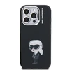 Karl Lagerfeld IML Aquarelle Karl dėklas Apple iPhone 15 Pro juodos spalvos