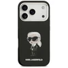 Karl Lagerfeld IML Aquarelle Karl &amp; Logo MagSafe Dėklas skirtas Apple iPhone 17 Pro juodos spalvos