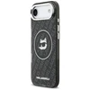 Karl Lagerfeld IML Choupette Head Logo MagSafe Dėklas skirtas Apple iPhone Air juodos spalvos