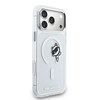 Karl Lagerfeld IML Choupette Peekaboo MagSafe dėklas skirtas Apple iPhone Apple iPhone 17 Pro Max skaidrus