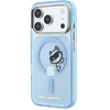 Karl Lagerfeld IML Choupette Peekaboo Magsafe dėklas, skirtas iPhone 18 Pro Max, mėlynas