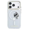 Dėklas Karl Lagerfeld IML Choupette Peekaboo Magsafe Case for iPhone 18 Pro Max Transparent
