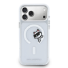 Karl Lagerfeld IML Choupette Peekaboo MagSafe dėklas skirtas Apple iPhone Apple iPhone 17 Pro Max skaidrus