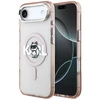 Karl Lagerfeld IML Choupette Sketch Logo MagSafe dėklas Apple iPhone Air rožinės spalvos