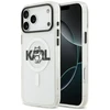 Karl Lagerfeld IML Choupette Sketch Logo MagSafe dėklas skirtas Apple iPhone 17 Pro Clear