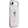 Karl Lagerfeld IML Choupette Sketch Logo MagSafe dėklas Apple iPhone Air rožinės spalvos
