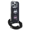 Karl Lagerfeld IML Crossbody K&CH Heads dėklas skirtas Apple iPhone 16 Pro Juodas