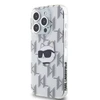 Karl Lagerfeld KLHCP15XHKLPCHT Apple iPhone15 Pro Max 6.7″ skaidrus kietas dėklas IML Choupette Head & Monog