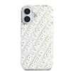 Karl Lagerfeld IML Electroplated Repeated Logo Apple iPhone 16 dėklas telefonui aukso spalvos