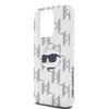 Karl Lagerfeld KLHCP15XHKLPCHT Apple iPhone15 Pro Max 6.7″ skaidrus kietas dėklas IML Choupette Head & Monog