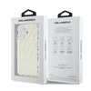 Karl Lagerfeld IML Electroplated Repeated Logo Apple iPhone 16 dėklas telefonui aukso spalvos