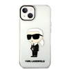 Dėklas Karl Lagerfeld KLHCP14MHNIKTCT IPHONE 14 PLUS / 15 PLUS 6.7 "TRANSPARENT HARDCASE IKONIK Karl Lagerfeld