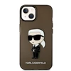 Dėklas Karl Lagerfeld KLHCP14MHNIKTCK IPHONE 14 PLUS / 15 PLUS 6.7 "Juodas / Juodas HARDCASE IKONIK Karl Lagerfeld