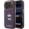 Dėklas Karl Lagerfeld IML Ikonik Sketch Print MagSafe do iPhone 18 Pro / 17 Pro bordo spalvos